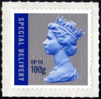 Марка из набора Великобритания 2016 год "Королева Елизавета II безопасности Машен срочная доставка M